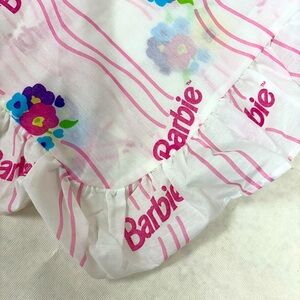 NWOT Vintage Barbie pillow sham standard size sham with ruffle edge